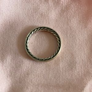 David Yurman Sterling Silver Classic Band Sz 6
